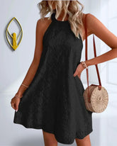 Vestido-Curto-Soltinho-Laise-Feminino-sem-Manga