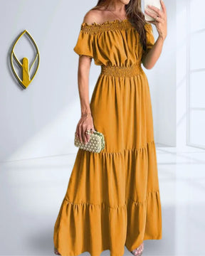 Vestido-Longo-Monocromático-Elegance